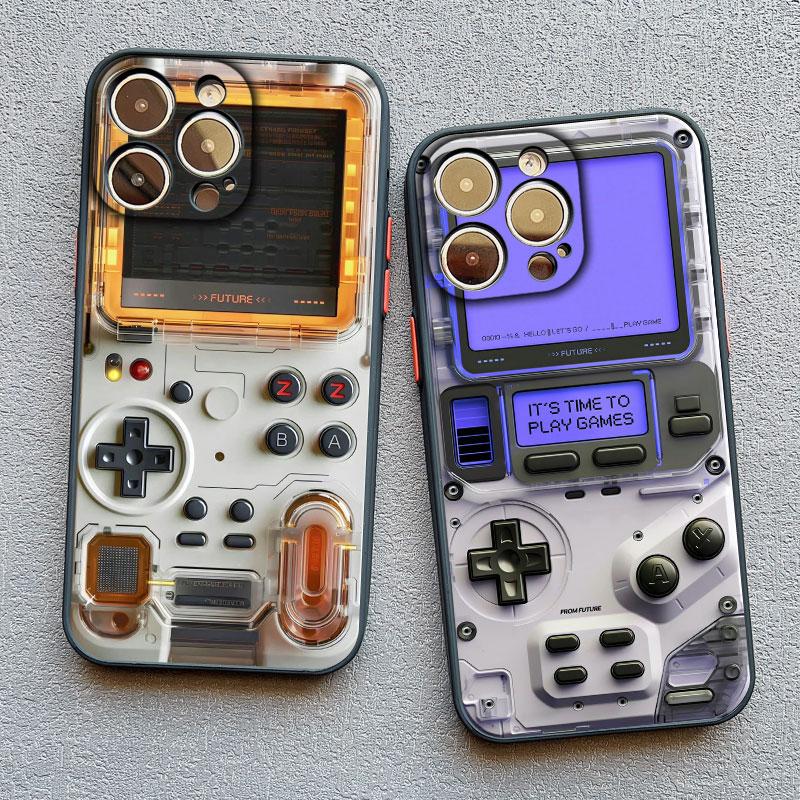Technology Game Console 2D Printing Phone Case For IPhone 14 15 16 Pro Max Plus 11 12 13 Mini Pro Max XR XS X 7 8 SE2 Back Cover
