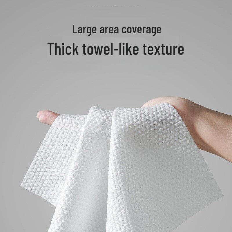 Hanging Bath Towel: Disposable, Absorbent Foot Wiping Cloth for Hotels, Thick and Perfect for Massage.