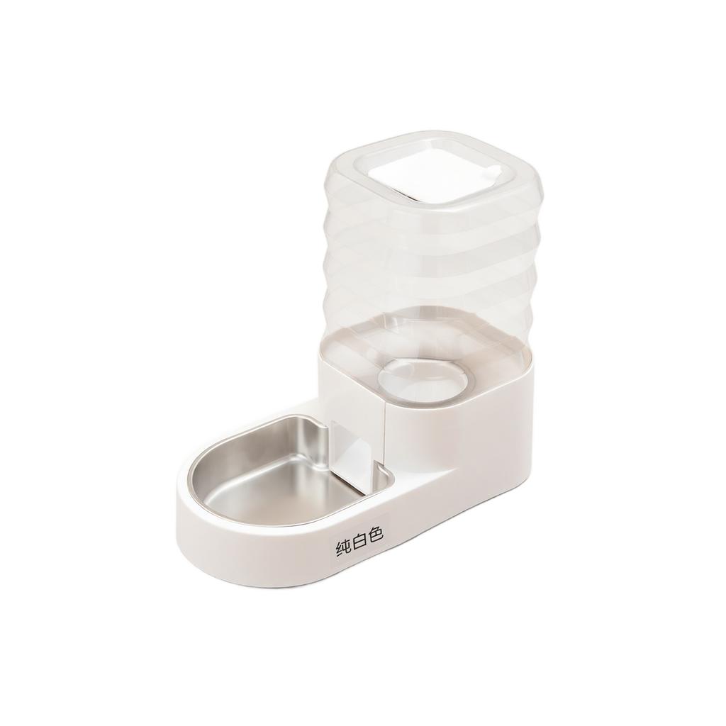Automatic Pet Water Dispenser Stainless Steel Pet Drinking Fountain Water Feeder for Cats and Dogs Easy to Clean and Refill