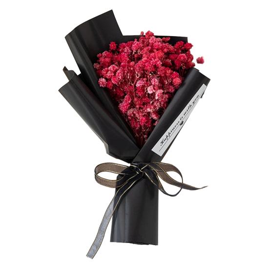 

Yousheng Mini Dried Flower Baby s Breath Bouquet Aromatherapy Soap Rose Flower Arrangement Scented Gift for Women Car Interior Decor A