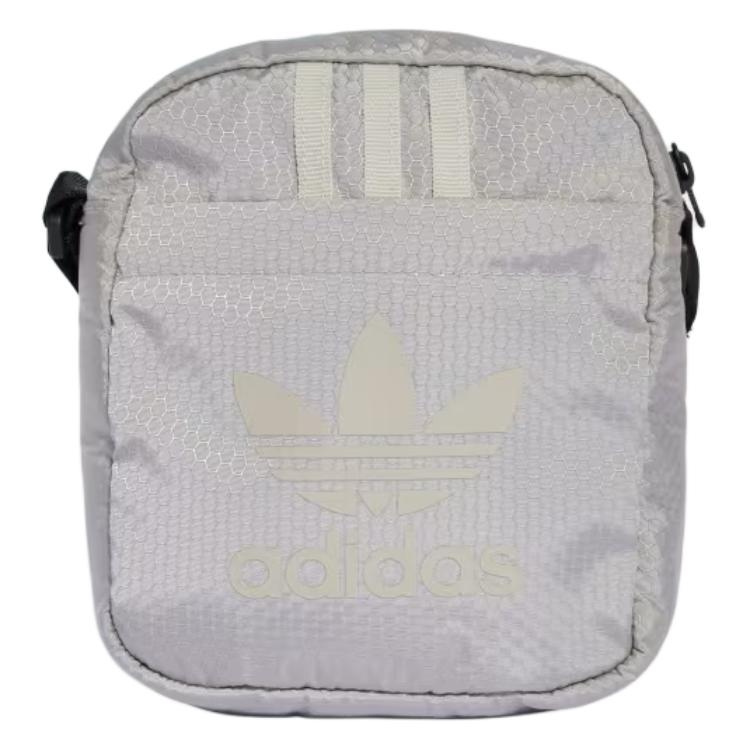 Adidas Originals Fashionable Practical Recycled Polyester Crossbody Bag Men Bags Gray JJ1989 Gray