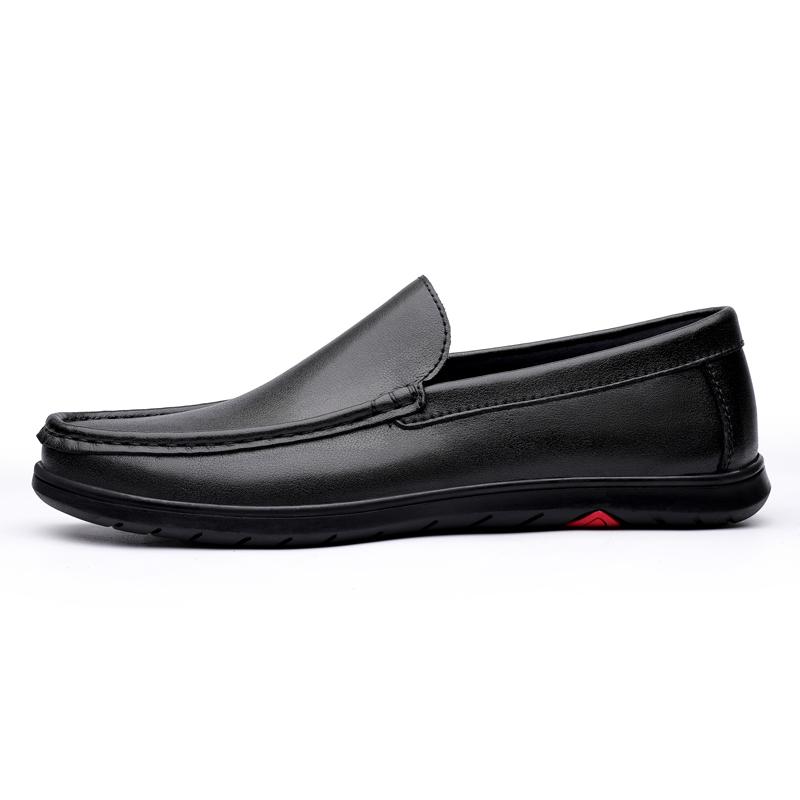 

Summer Punching Breathable Original Quality Casual Loafers Men Minimalist Lightweight Soft Driving Genuine Leather Shoe 45