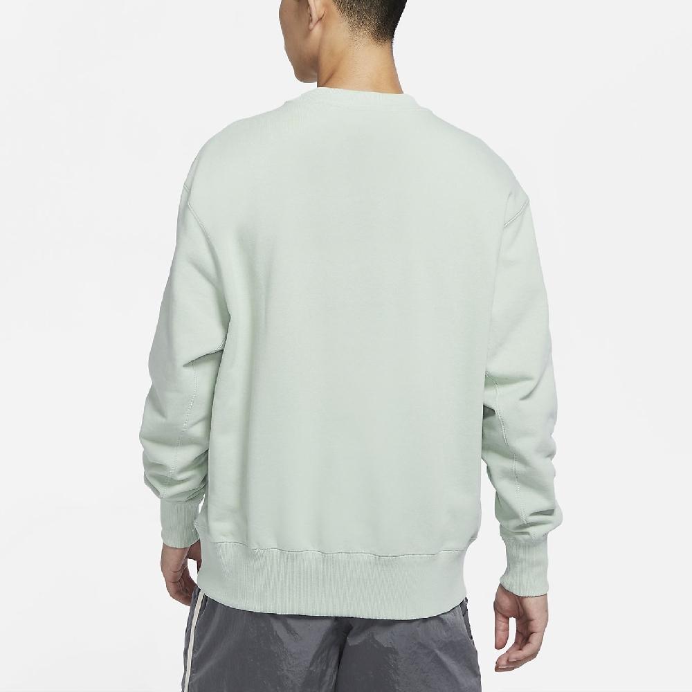 Nike Sportswear Logo Casual Pullover Sweatshirt Men Tops Light-Green DA0022-017
