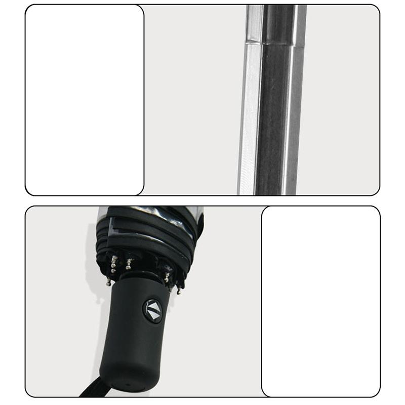 Umbrella Transparent Umbrella Automatic Transparent Tri Fold Umbrella