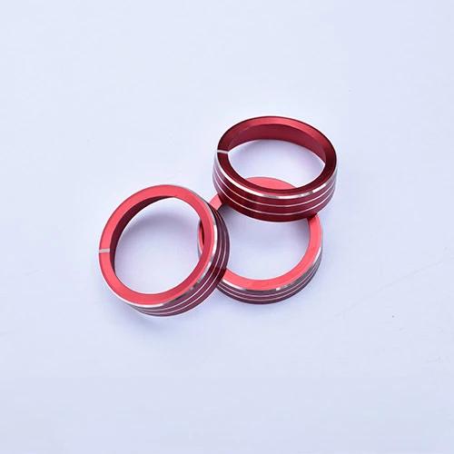 Klimaanlagen-Knopfabdeckung für KIA K3 2015-2018 Aluminiumlegierung A/C Motor-Taste Außenringabdeckung Zubehör