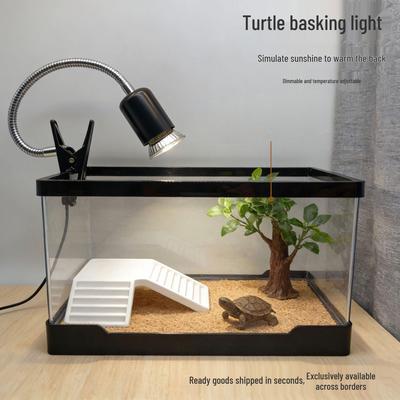 UVB Turtle & Lizard Basking Lamp with Timer - Sun Pet Calcium Supplement & Heater