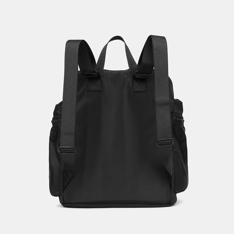 Schoolbag Korean version of fashion street leisure backpack nylon schoolbag college student women's bag large capacity simple backpack