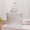 Transparent PS Round Plastic Storage Box with Lid Candy Packaging Box Wedding Candy Box Party Gift Box Jewelry Storage Box