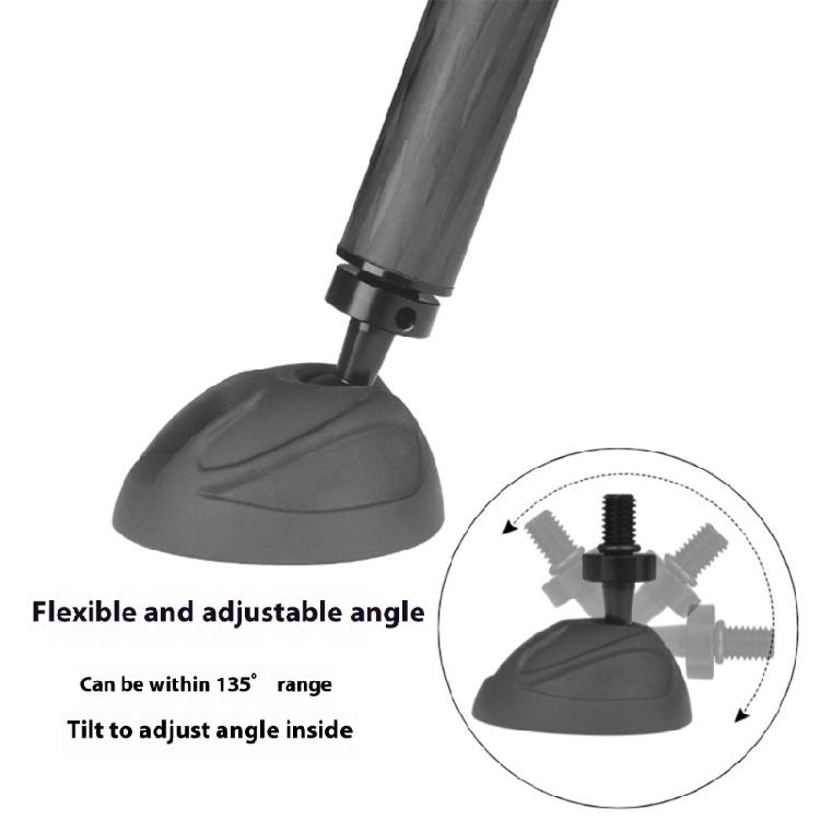 NonSlip Photography Tripods Foot Pad Rubber Construction 3/8 Universal Thread for Terrain Adaptability