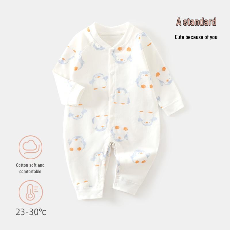 Baby-Strampler aus reiner Baumwolle Klasse A Neugeborenen-Onesie Schlafanzug