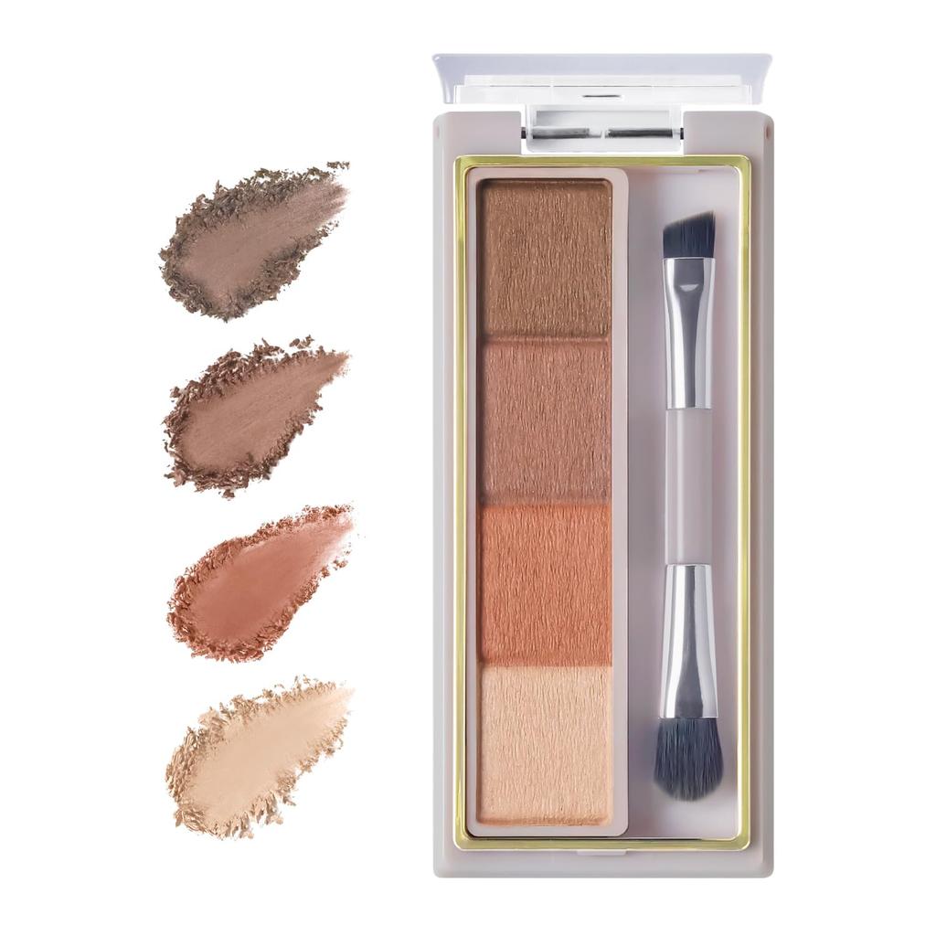 excel Color Edit Powder Brow EP01 Eyebrow Powder for Spring Eyebrows (Spring Mocha) Yellow-Based