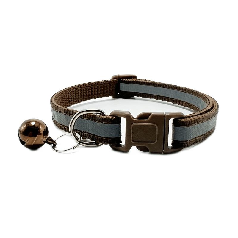 Reflective Pet Collar with Bell - Cat and Kitten Necklace