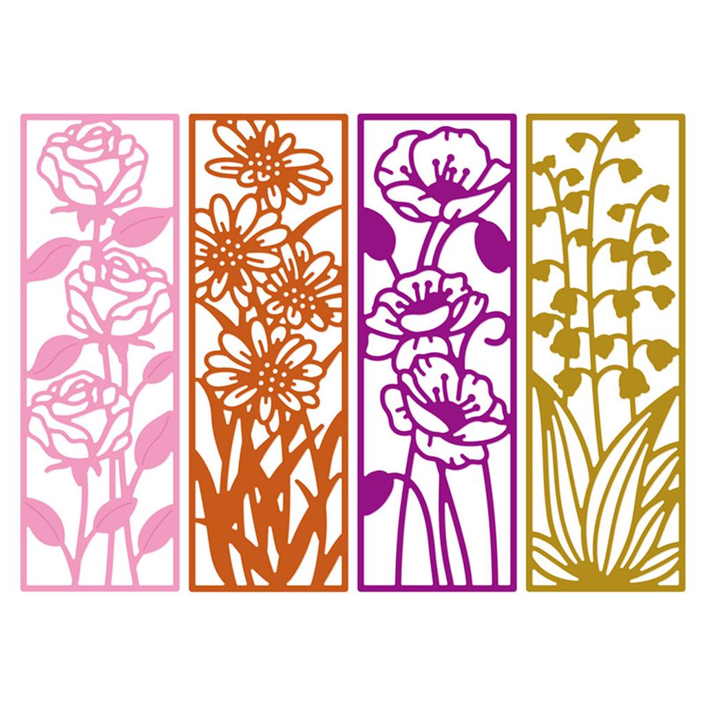 Blumen Stanzformen Florale Präge-Stanzschablonen für Kartenherstellung Scrapbooking DIY Papierbasteln Fotoalbum