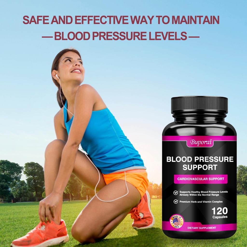 Buporai Niacin Blend Capsules - Blood Pressure Health