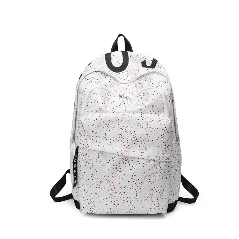 

New outdoor large-capacity gypsy backpack men s sports campus female student schoolbag computer bag trend travel білий