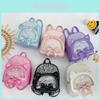 Cute Butterfly Bow Stylish Pu Backpack For Girls Princess School Nursery Use