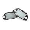 2Pcs White LED License Plate Light For Ford Mondeo MK3 2000 2001 2002 2003 2004 2005 2006 2007 Number Plate Lamp