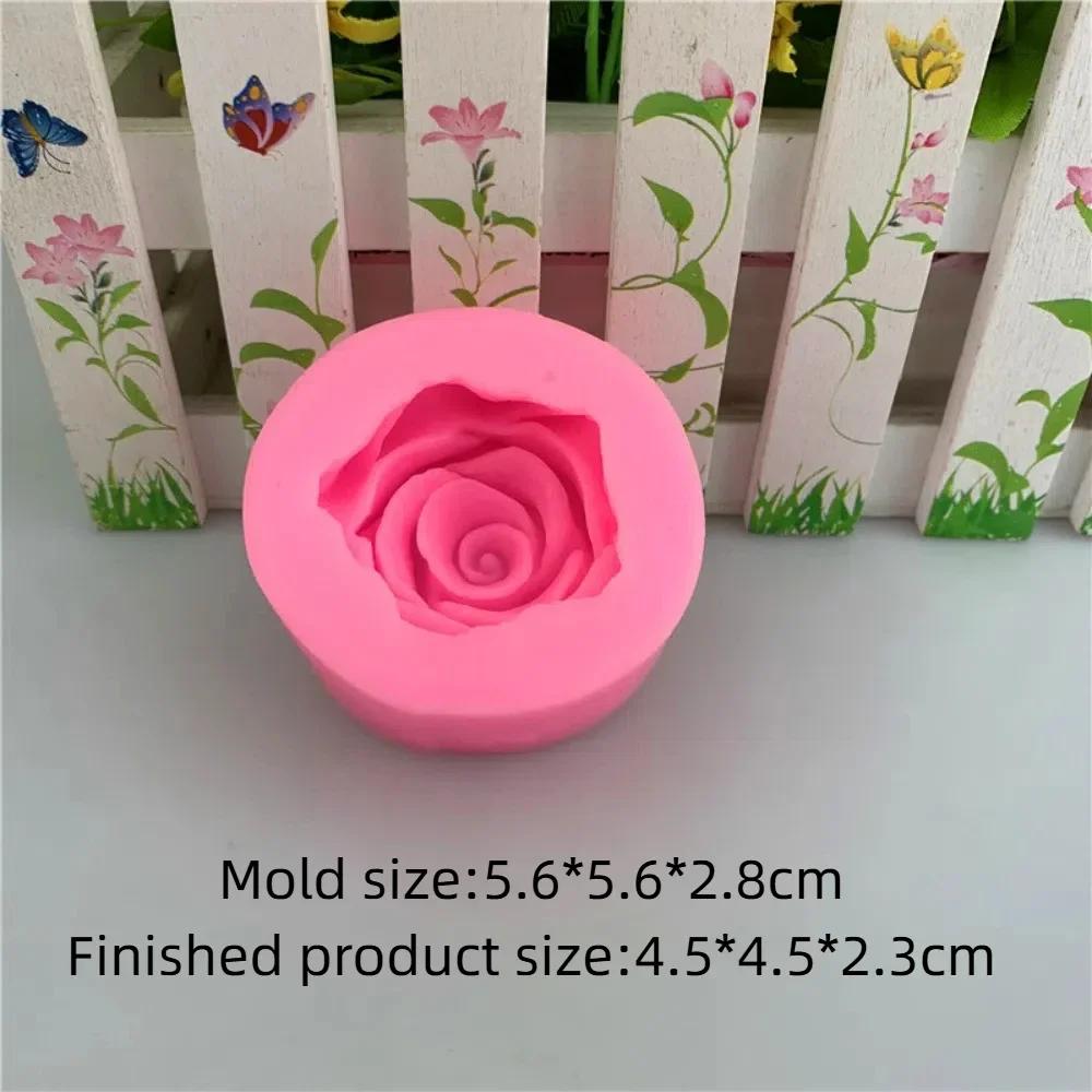 Delicate Silicone 3D Cake Mold Flower Bloom DIY Baking Moulds Rose Shape Fondant Soap Mold Cupcake Candy Chocolate Jelly