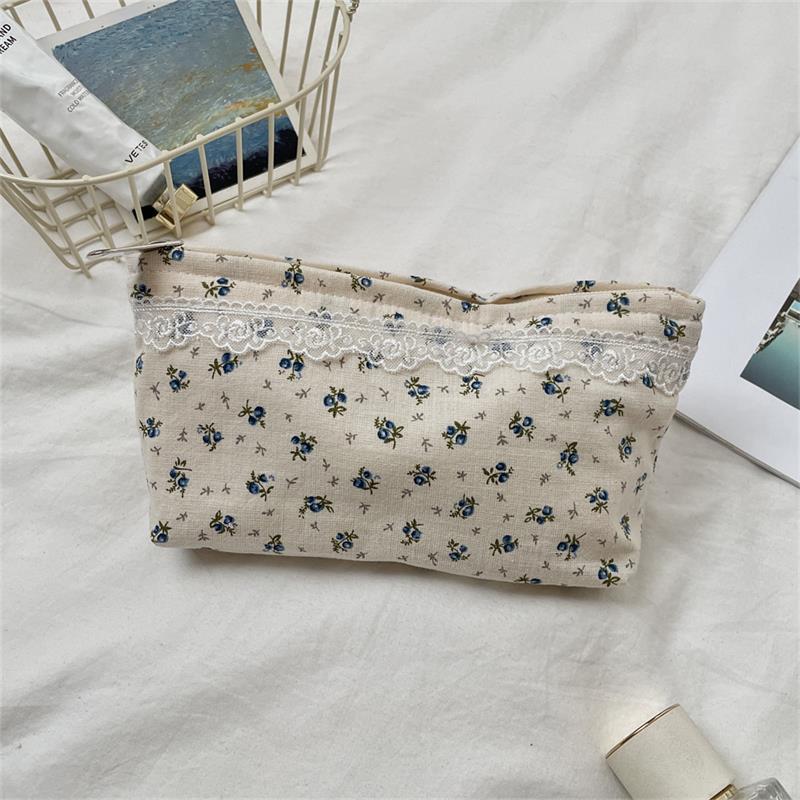 

Милые Сладкие Цветочные Косметички Кошелек для Монет Большая Вместимость Портативная Дорожная Сумка для Хранения Женская Сумка-Клатч на Молнии Девичья Сумка для Макияжа Подарки