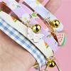 Haustierhalsband Katze und Windhalsband Haustier Frucht-Halsband Katzenhalskette Haustierschmuck Verstellbares Halsband Haustierbedarf Bequem zu tragen