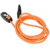 189cm Elastic String Boating Kayak Paddle Safety Rod Leash with Carabiner for Paddling(orange)