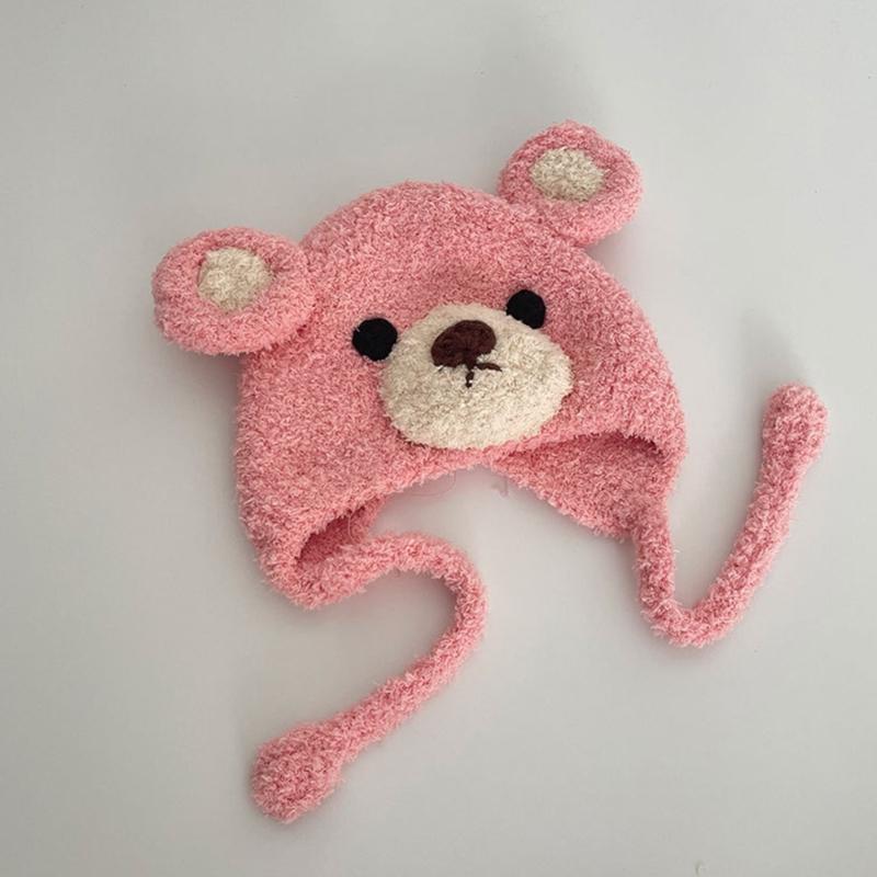 2023 NEU Mütze Babymütze Niedliche Bärenhaube Mode Winter Warme Mütze für Baby Kinder Neugeborenen Junge Mädchen 5-36 Monate