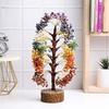 Seven Chakra Tree  for Home Decoration Crystal Tree for Positivity Goodluck GemstoneStone Tree for Living Room,Decor Gift
