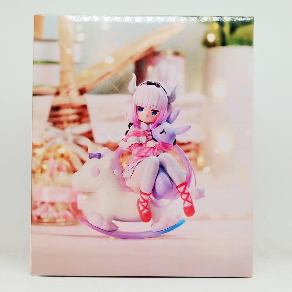 Cute Kobayashi-san Maid Dragon Figure Kanna Kamui Swinging Horse Anime Girl Action Toy Collection Model Doll PVC Chi No Poseable Articulated Scale