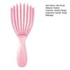 Women Fluffy Hair Brush Portable Anti-static Vented Hair Paddle Brush Scalp Massage Hair Voluming Styling Detangling Comb