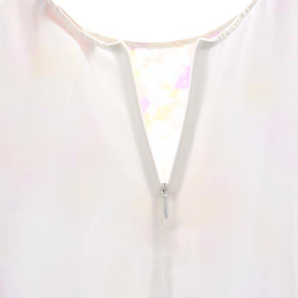 SEE BY CHLOE 100% Silk Overall Handle Long Sleeve See Through Cut 36 Women Used