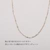 10K Chain Necklace Gold Necklace K10YG Gold [VOTRE COUTURE]K10 Women's