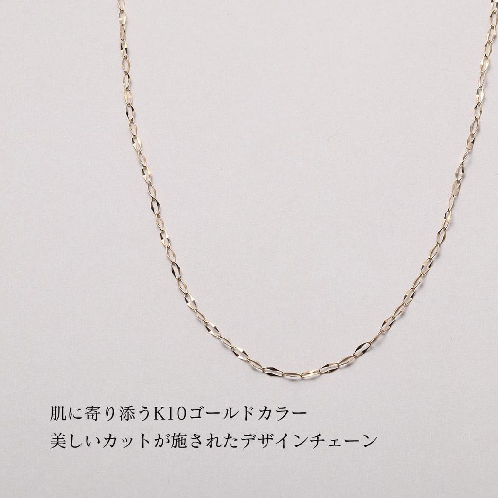 10K Chain Necklace Gold Necklace K10YG Gold [VOTRE COUTURE]K10 Women's