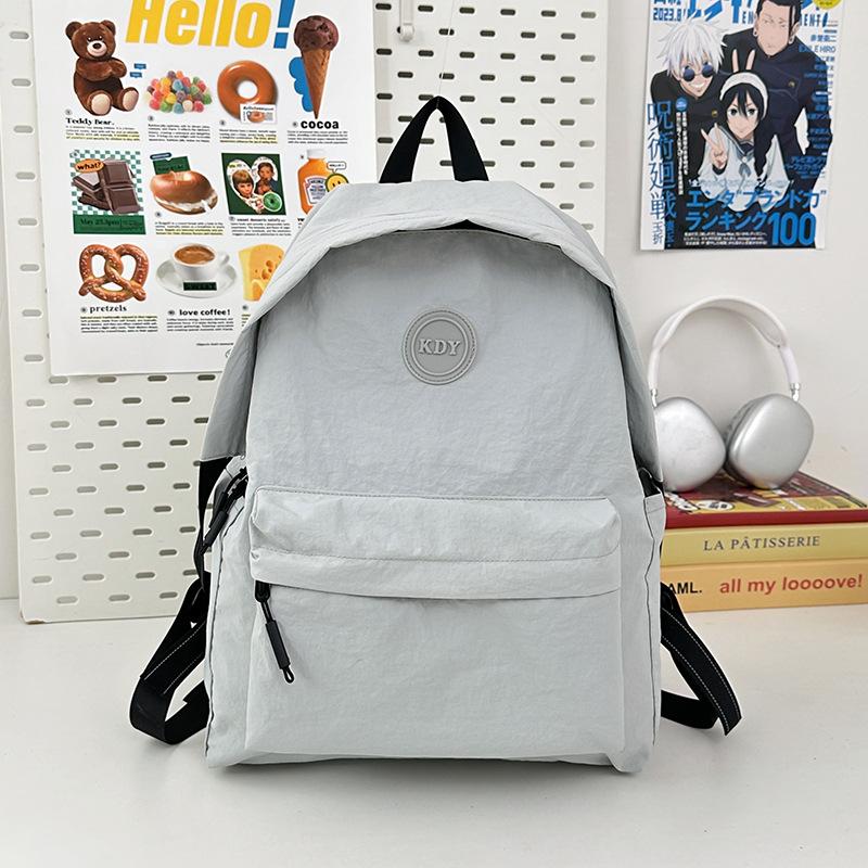 Large-capacity schoolbag New simple student schoolbag Lightweight and versatile leisure travel backpack