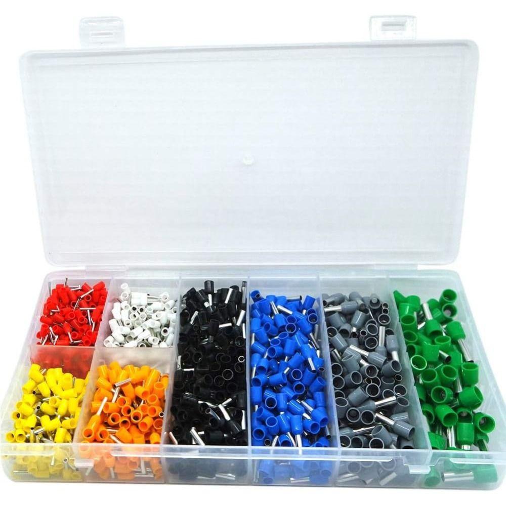 800 шт. AWG 22-10, клеммы с наконечниками для проводов, 8 размеров ...