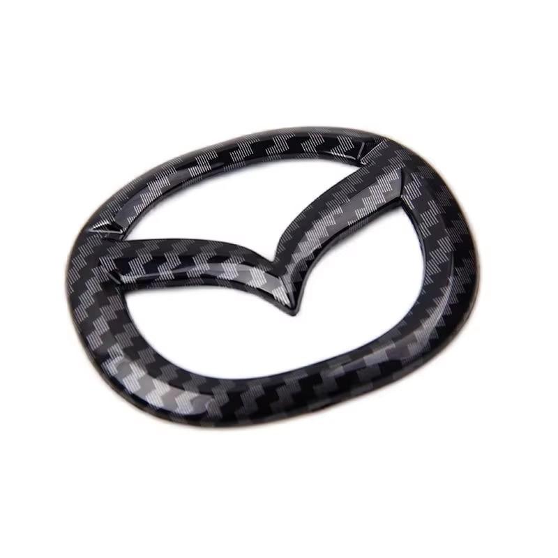AAGI1 Car Steering Wheel Emblem Sticker Decoration Accessories For Mazda 2 3 6 5 Atenza CX3 CX5 MX5 CX7 Axela CX30 CX90 CX60 CX50 MX30