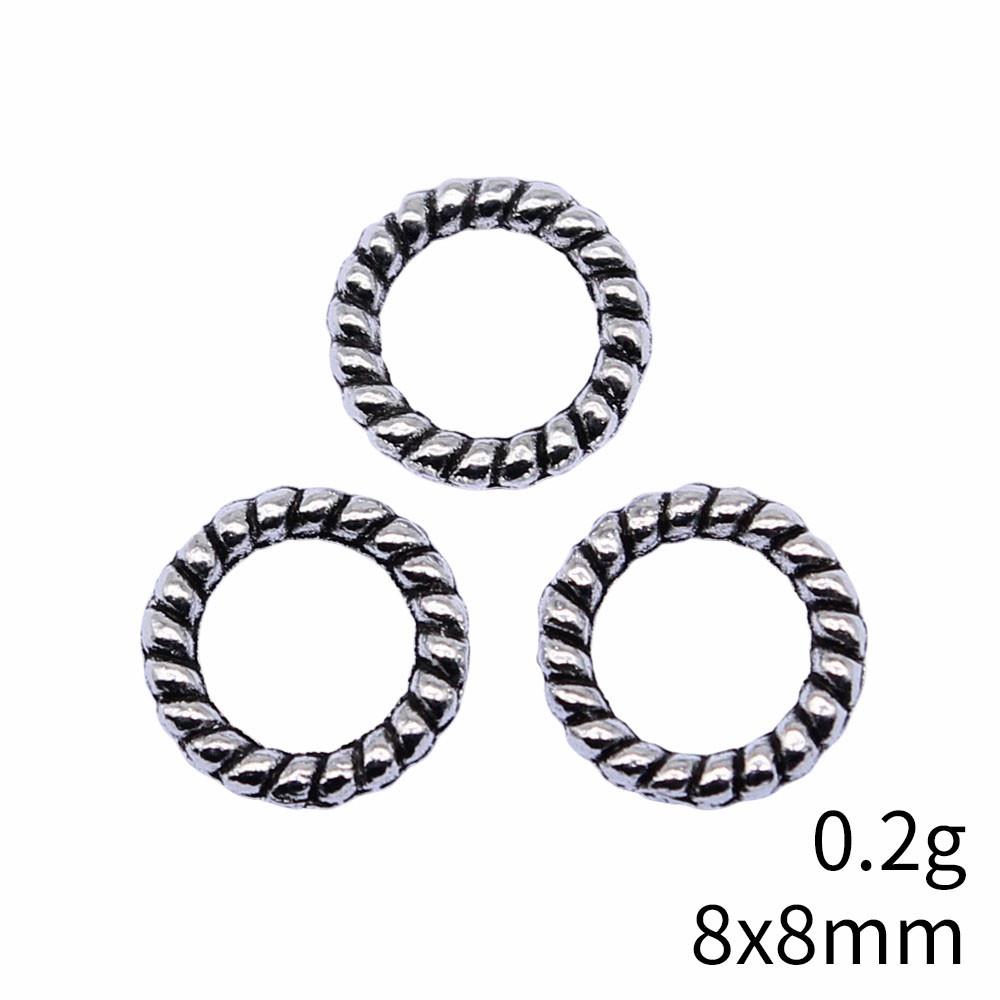 Christmas Decorations Jewelry Findings Hollow Circle Connector Accessories Parts Audience Accessories For Women Necklace And Earrings