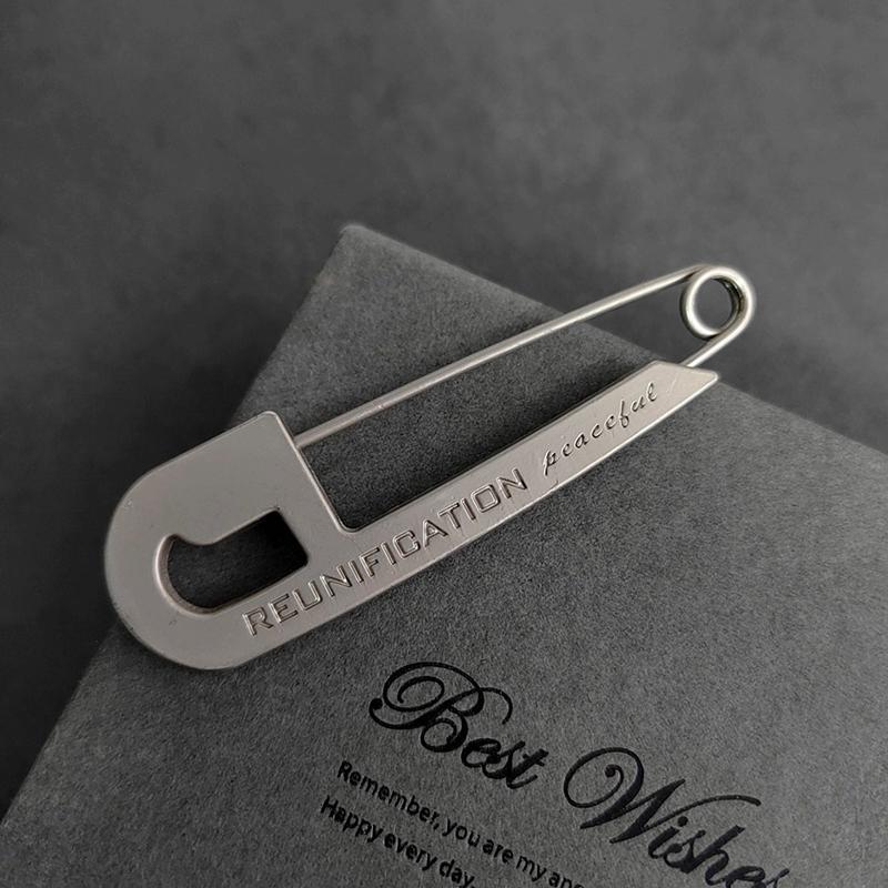[HF]Hot 1Pc Trendy Large Pins For Clothing Metal Safety Pins Jeans Dress Scarf Adjustable Pins Accessories