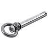 A60z8pcs Stainless Steel Raw Style Shield Anchor Eye Bolts M6 X 82Mm,Silvermay