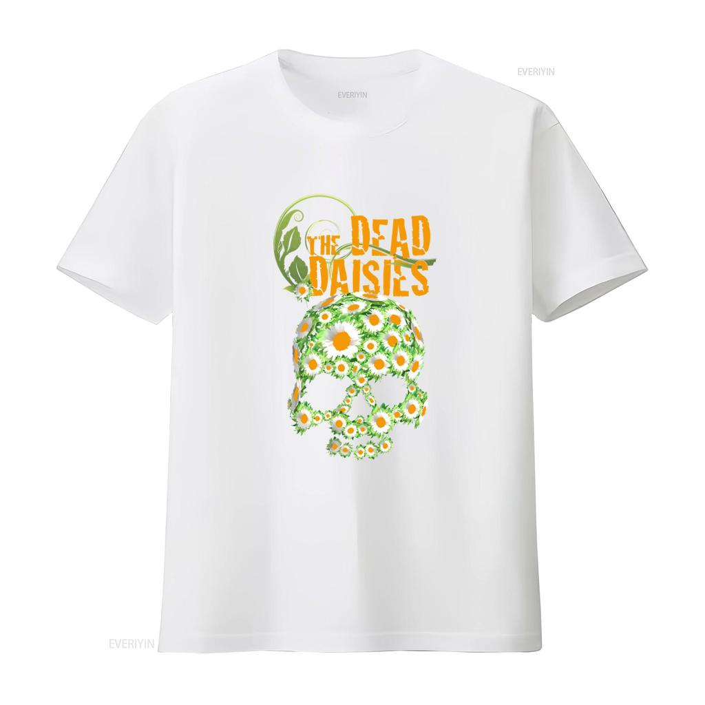 The Dead Daisies Band Fan Black T Shirt With Daisy Skull Print All Sizes Available Vintage Slightly Streetwear Casual