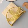 Flowers&Leaves Vertical Napkin Dispenser Hollowed-out Design Tissue Storage Rack  Home Decoration