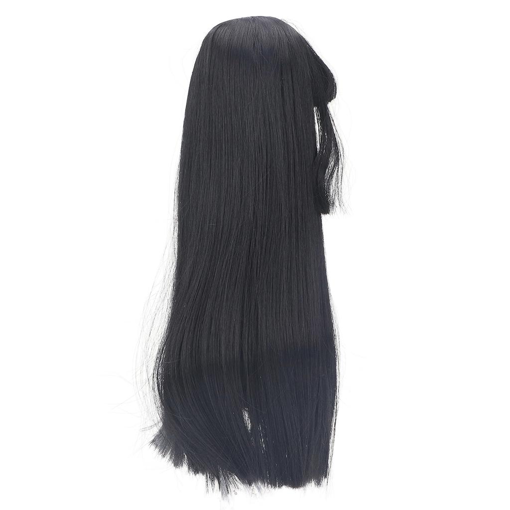 Doll Wig 8 To 9 Inch Heat Resistant Fiber Straight Wig 1 3 Doll Hair Replacement Wigs for DIY