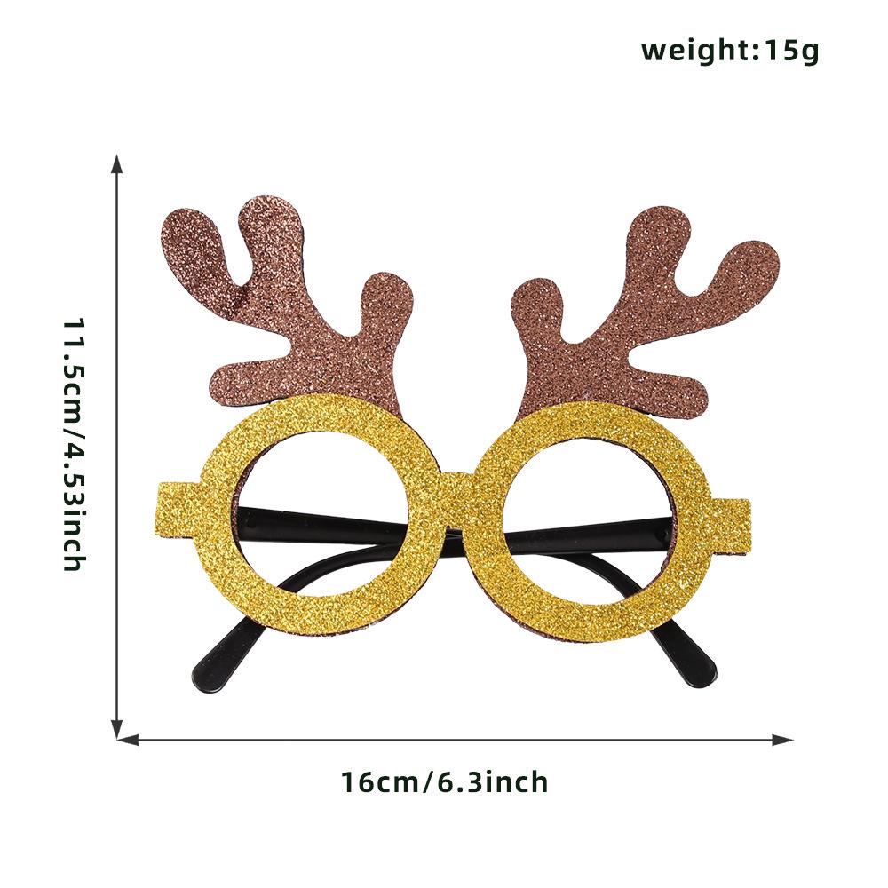 Christmas Party Eyeglass Frames: Santa, Snowman & Antler Designs for Kids