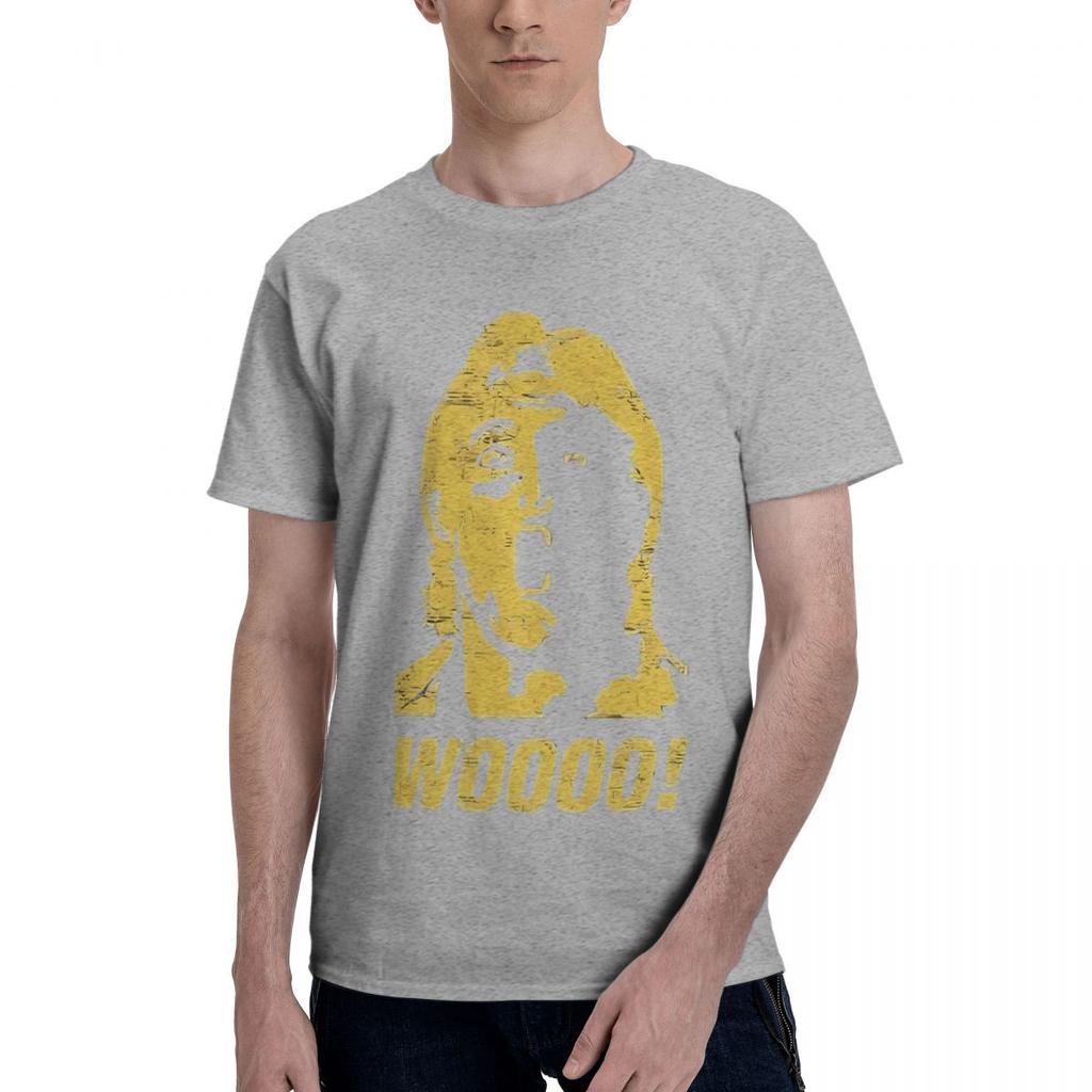 Ric Flair Woooo 100% Baumwolle Lässig Atmungsaktiv Bequem Oberteil Lustiges T-Shirt Für Männer Herren Kleidung