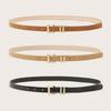 Crocodile Textured Womens Fashion Belt With Alloy Buckle For Business And Casual Wear