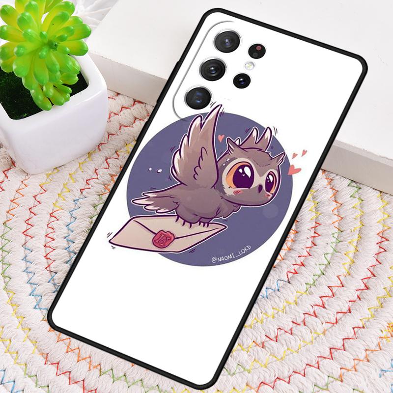 magical owl Silicone Phone Case For Samsung Galaxy note 10 pro S26 S25 S24 S23 S22 S21 Plus S25Ultra Capa Cover