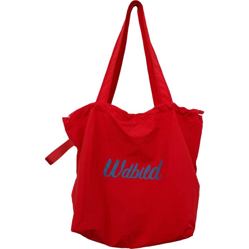 Relaxation Tote Bag Lady BrandNew Drawstring Canvas Bag Commuter Portable Handbag Large Capacity Shoulder Bag Strong