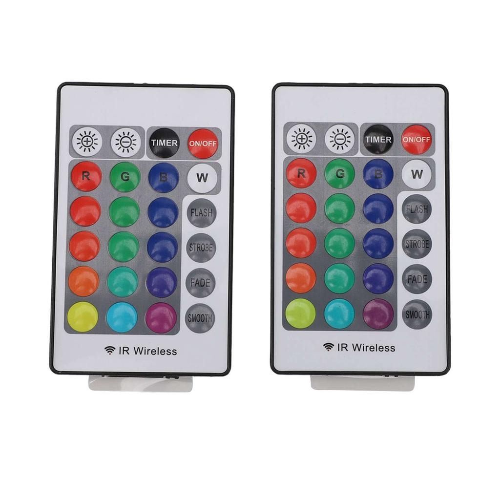 2pcs String Lights Remote Control LED Fairy Lights 16 Colors Twinkle Lights Waterproof Christmas Strings Lights for Indoors Outdoors
