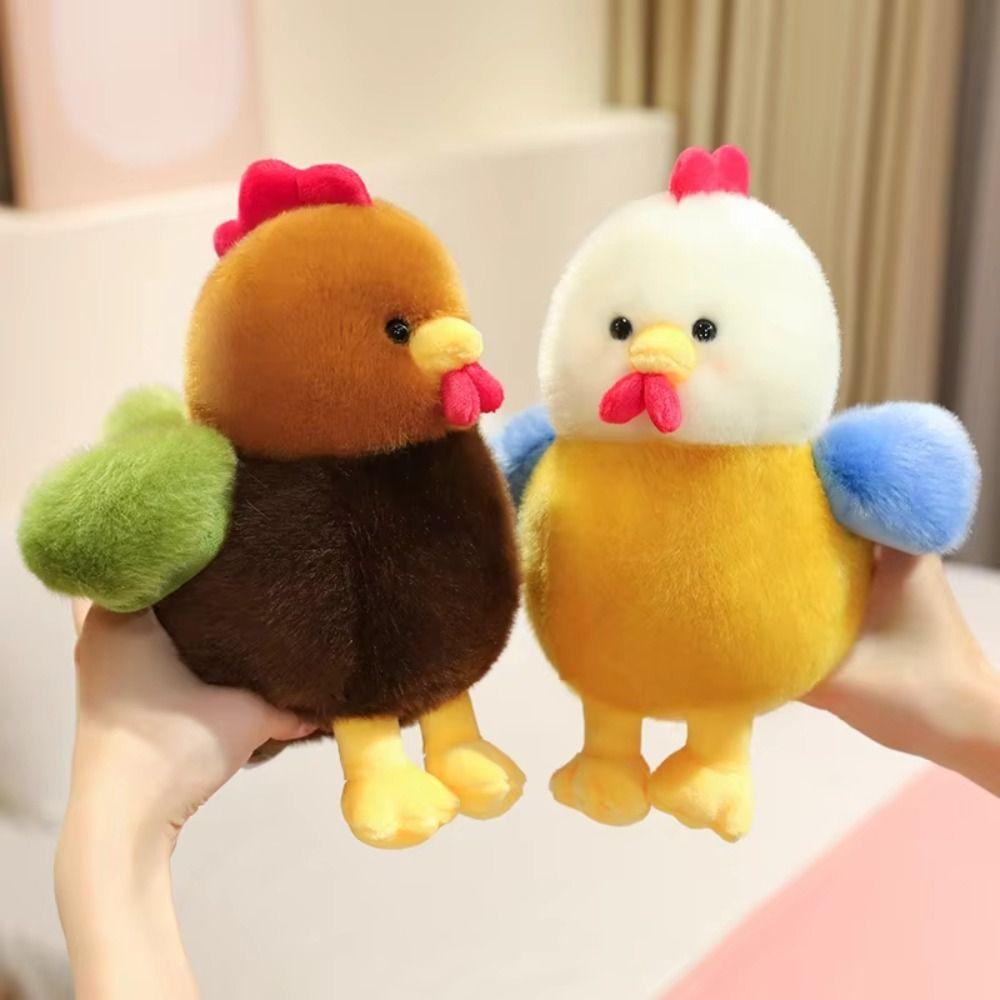 Realistic Looking Chicken Plush Doll Cute Rooster Hen Plush Toy Chicken Plush Toy  Doll Toy