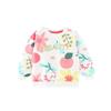 Girls' Peach Sweatshirt Spring and Autumn Baby Girl Printed Long-Sleeved Bottoming Shirt Kidsren's Casual Round Neck Top Pullover