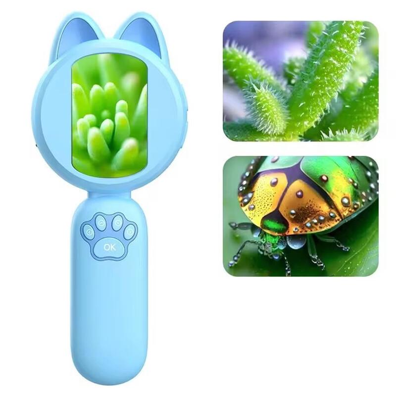Kids Handheld Digital Microscope & Magnifier